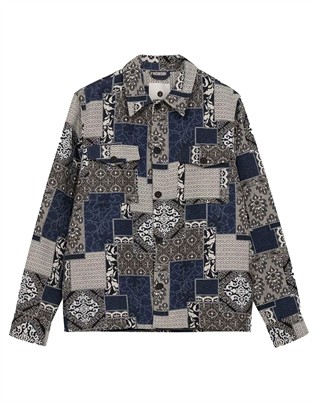 AKOscar Structure Overshirt - Sky Captain